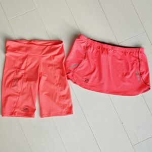 Training Skirt + compression shorts skort
